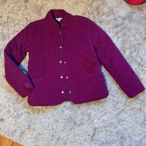 Charter Club Women's Quilted Puffer Jacket - Rich Purple